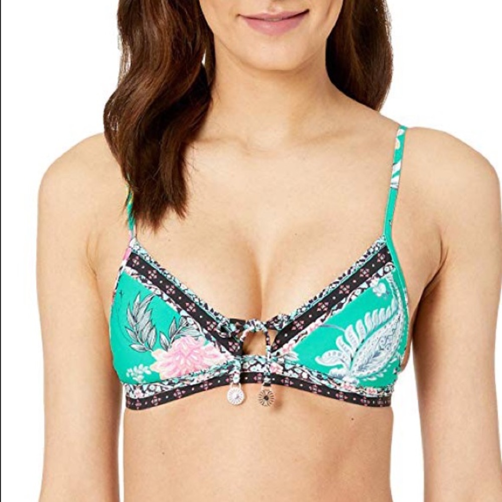 Seafolly US 8 water garden bikini top bralette